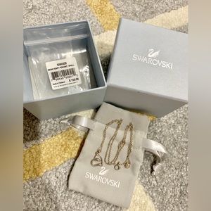 Swarovski Sterling Silver Heart Pendant Necklace